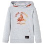 Children's gray and orange hooded sweatshirt 104 by , Kids T-shirts - Ref: Foro24-12780, Price: 12,86 €, Discount: %