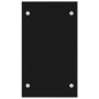 Leñero de vidrio negro 40x35x60 cm de vidaXL, Bolsas y soportes de leña - Ref: Foro24-282829, Precio: 57,68 €, Descuento: %