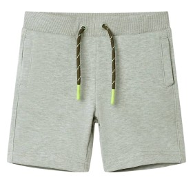 Kindershorts mit Kordelzug hellkhaki melange 92 von , Kinderhosen - Ref: Foro24-11699, Preis: 9,39 €, Rabatt: %
