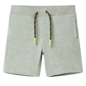 Kindershorts mit Kordelzug hellkhaki melange 92 von , Kinderhosen - Ref: Foro24-11699, Preis: 9,29 €, Rabatt: %