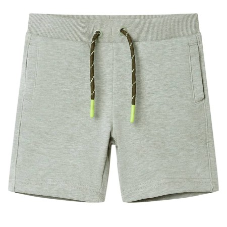 Children's shorts with drawstring light khaki mélange 92 by , kids pants - Ref: Foro24-11699, Price: 9,39 €, Discount: %