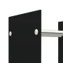Holzhalter aus schwarzem Glas 40x35x60 cm von vidaXL, Brennholztaschen und -halter - Ref: Foro24-282829, Preis: 56,65 €, Raba...