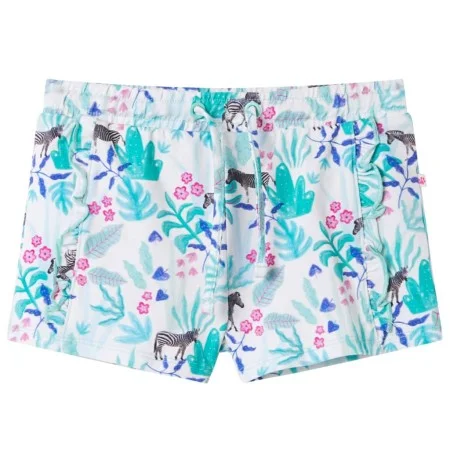 Children's shorts with raw drawstring and dark mint green 128 by , kids pants - Ref: Foro24-11432, Price: 9,91 €, Discount: %
