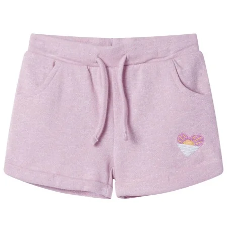 Children's shorts with mixed lilac drawstring 116 by , kids pants - Ref: Foro24-10971, Price: 10,50 €, Discount: %