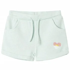 Children's shorts with mixed light mint green drawstring 140 by , kids pants - Ref: Foro24-10978, Price: 10,50 €, Discount: %