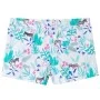 Pantalones cortos infantiles con cordón crudo y verde menta oscuro 104 de , Pantalones de niños - Ref: Foro24-11430, Precio: ...