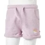 Children's shorts with mixed lilac drawstring 140 by , kids pants - Ref: Foro24-10973, Price: 10,50 €, Discount: %