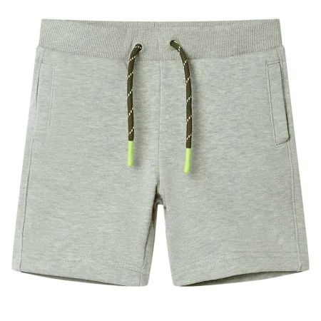 Children's shorts with drawstring light khaki mélange 116 by , kids pants - Ref: Foro24-11701, Price: 9,29 €, Discount: %