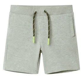 Children's shorts with drawstring light khaki mélange 140 by , kids pants - Ref: Foro24-11703, Price: 10,33 €, Discount: %