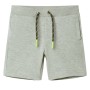 Children's shorts with drawstring light khaki mélange 140 by , kids pants - Ref: Foro24-11703, Price: 10,44 €, Discount: %