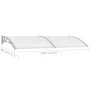 Gray and transparent PC door canopy 240x75 cm by vidaXL, Awnings - Ref: Foro24-144821, Price: 77,10 €, Discount: %