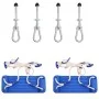 Columpios 2 unidades con rocas de escalada polietileno azul de , Accesorios para columpios y estructuras de juegos - Ref: For...