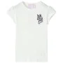 Ecrufarbenes Kinder-T-Shirt 104 von , Kinder-T-Shirts - Ref: Foro24-10785, Preis: 8,52 €, Rabatt: %