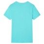 Aquamarin-Kurzarm-T-Shirt für Kinder 140 von , Kinder-T-Shirts - Ref: Foro24-11818, Preis: 8,20 €, Rabatt: %