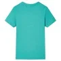 Kurzarm-T-Shirt für Kinder in dunklem Mintgrün 140 von , Kinder-T-Shirts - Ref: Foro24-11858, Preis: 7,88 €, Rabatt: %