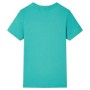 Kurzarm-T-Shirt für Kinder in dunklem Mintgrün 140 von , Kinder-T-Shirts - Ref: Foro24-11858, Preis: 7,96 €, Rabatt: %