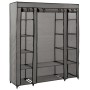 Kleiderschrank mit Fächern und Stangen grauer Stoff 150x45x176 cm von vidaXL, Kleiderschränke - Ref: Foro24-282436, Preis: 62...