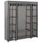Wardrobe with compartments and gray fabric rods 150x45x176 cm by vidaXL, Wardrobes - Ref: Foro24-282436, Price: 60,92 €, Disc...