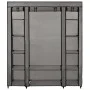 Wardrobe with compartments and gray fabric rods 150x45x176 cm by vidaXL, Wardrobes - Ref: Foro24-282436, Price: 60,92 €, Disc...