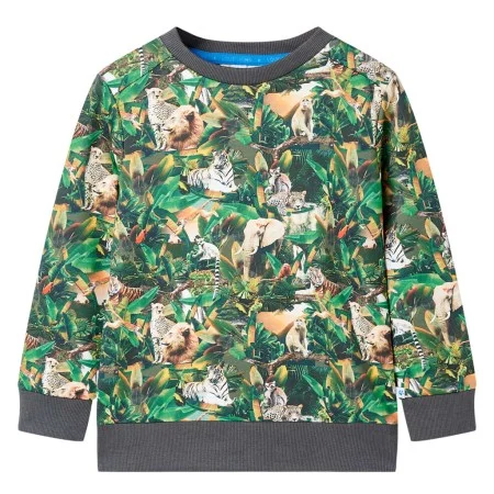 Hellpetrolblaues Kinder-Sweatshirt 92 von , Kinder-T-Shirts - Ref: Foro24-12019, Preis: 12,77 €, Rabatt: %