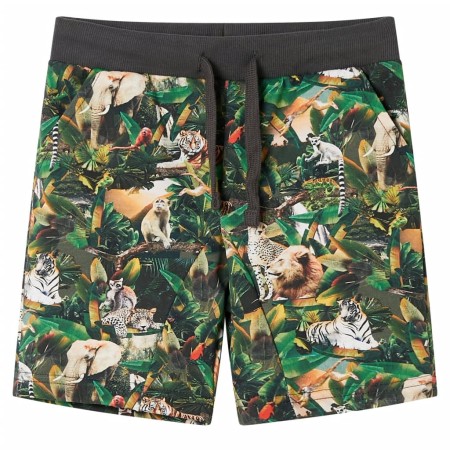 Children's shorts with drawstring light petrol blue 128 by , kids pants - Ref: Foro24-12027, Price: 10,88 €, Discount: %