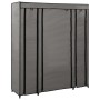 Kleiderschrank mit Fächern und Stangen grauer Stoff 150x45x176 cm von vidaXL, Kleiderschränke - Ref: Foro24-282436, Preis: 62...