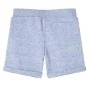 Kindershorts mit Kordelzug blau melange 128 von , Kinderhosen - Ref: Foro24-12197, Preis: 9,29 €, Rabatt: %