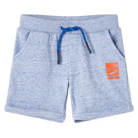 Kindershorts mit Kordelzug blau melange 104 von , Kinderhosen - Ref: Foro24-12195, Preis: 9,39 €, Rabatt: %