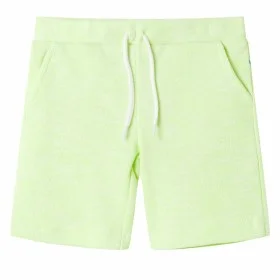 Pantalón corto infantil con cordón amarillo neón 140 de , Pantalones de niños - Ref: Foro24-12618, Precio: 9,44 €, Descuento: %