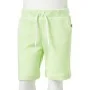Pantalón corto infantil con cordón amarillo neón 140 de , Pantalones de niños - Ref: Foro24-12618, Precio: 9,44 €, Descuento: %