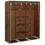 Wardrobe with compartments and rods brown fabric 150x45x175 cm by vidaXL, Wardrobes - Ref: Foro24-282454, Price: 48,39 €, Dis...