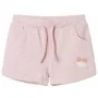 Children's shorts with mixed light pink drawstring 128 by , kids pants - Ref: Foro24-10967, Price: 10,50 €, Discount: %