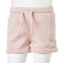 Children's shorts with mixed light pink drawstring 128 by , kids pants - Ref: Foro24-10967, Price: 10,61 €, Discount: %