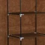 Wardrobe with compartments and rods brown fabric 150x45x175 cm by vidaXL, Wardrobes - Ref: Foro24-282454, Price: 48,39 €, Dis...