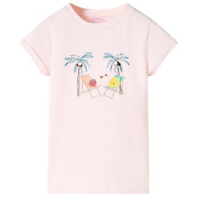 Kinder-T-Shirt in zartrosa 128 von , Kinder-T-Shirts - Ref: Foro24-11012, Preis: 8,28 €, Rabatt: %