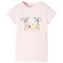 Camiseta infantil rosa suave 128 de , Camisetas para niños - Ref: Foro24-11012, Precio: 8,19 €, Descuento: %