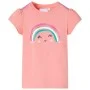 Hellkorallenfarbenes Kinder-T-Shirt 128 von , Kinder-T-Shirts - Ref: Foro24-11117, Preis: 8,19 €, Rabatt: %