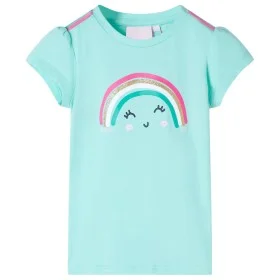 Light mint green children's t-shirt size 140 by , Kids T-shirts - Ref: Foro24-11108, Price: 8,19 €, Discount: %
