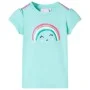 Camiseta infantil verde menta claro 140 de , Camisetas para niños - Ref: Foro24-11108, Precio: 8,19 €, Descuento: %