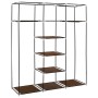 Wardrobe with compartments and rods brown fabric 150x45x175 cm by vidaXL, Wardrobes - Ref: Foro24-282454, Price: 47,43 €, Dis...