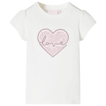 Camiseta infantil color crudo 128 de , Camisetas para niños - Ref: Foro24-10482, Precio: 8,45 €, Descuento: %