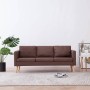 3-Sitzer-Sofa aus braunem Stoff von vidaXL, Sofas - Ref: Foro24-281354, Preis: 312,62 €, Rabatt: %