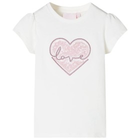 Kinder-T-Shirt in der Farbe Ecru 104 von , Kinder-T-Shirts - Ref: Foro24-10480, Preis: 8,54 €, Rabatt: %