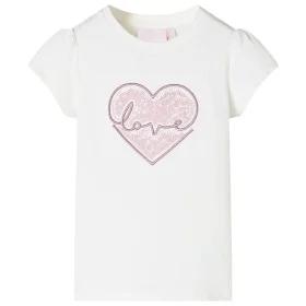 Kinder-T-Shirt in der Farbe Ecru 104 von , Kinder-T-Shirts - Ref: Foro24-10480, Preis: 8,45 €, Rabatt: %