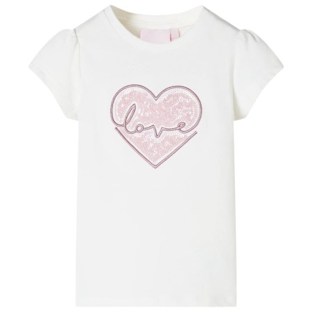 Kinder-T-Shirt in der Farbe Ecru 104 von , Kinder-T-Shirts - Ref: Foro24-10480, Preis: 8,54 €, Rabatt: %