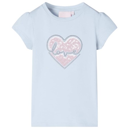 Camiseta infantil azul claro 92 de , Camisetas para niños - Ref: Foro24-10489, Precio: 8,54 €, Descuento: %