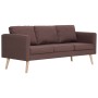 3-Sitzer-Sofa aus braunem Stoff von vidaXL, Sofas - Ref: Foro24-281354, Preis: 312,62 €, Rabatt: %