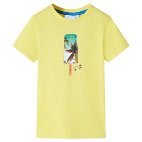 Camiseta infantil amarillo 140