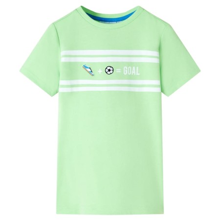 Neon green children's t-shirt 116 by , Kids T-shirts - Ref: Foro24-12451, Price: 8,20 €, Discount: %