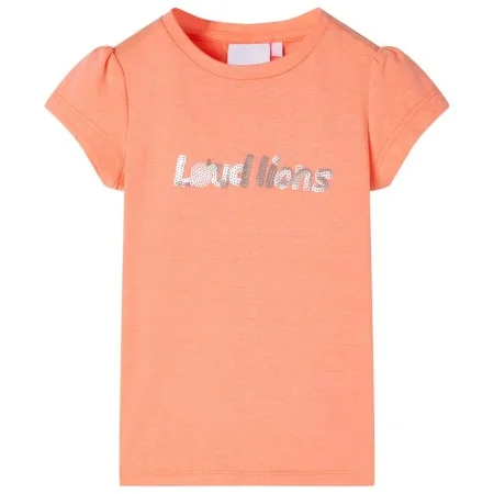 Neon orange cap sleeve children's t-shirt size 104 by , Kids T-shirts - Ref: Foro24-10655, Price: 8,12 €, Discount: %
